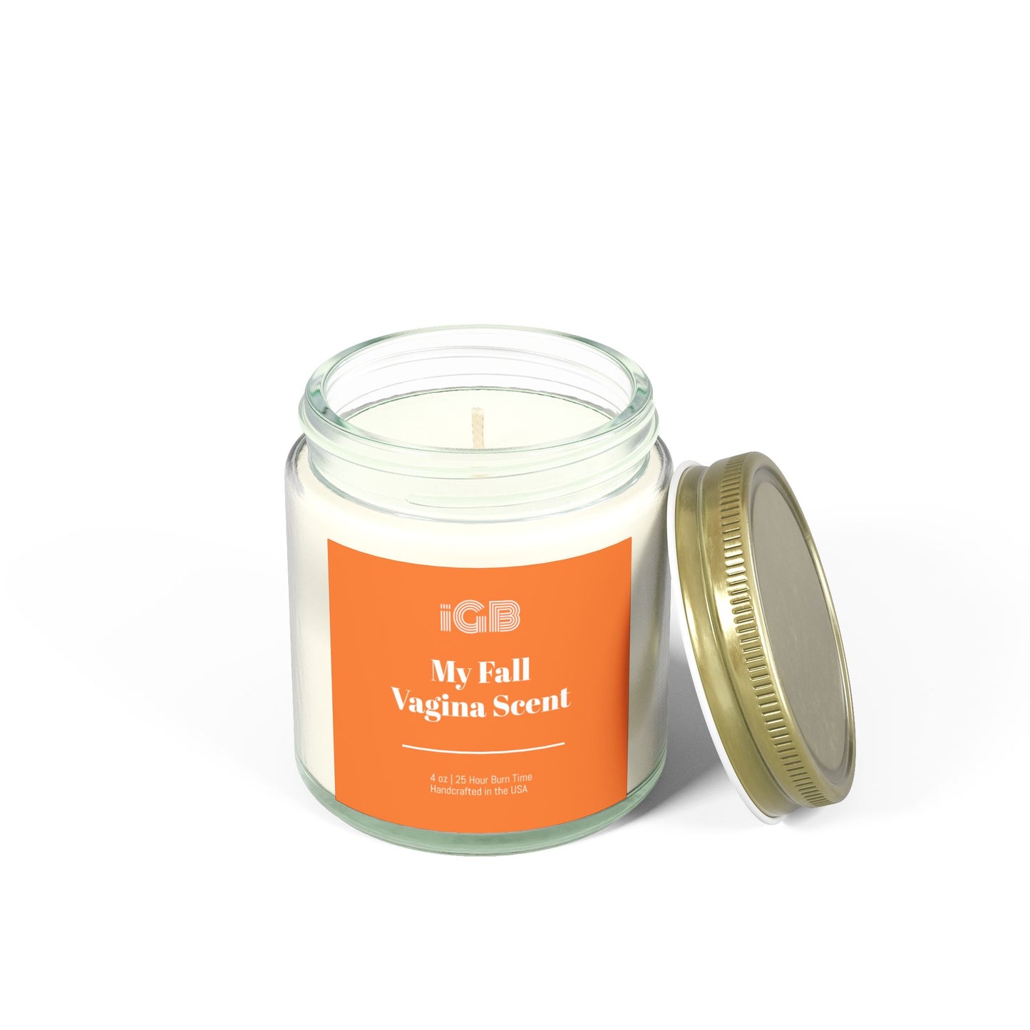 Fall Scented Candle - My Fall Vagina Scent, Cozy Home Decor, Gift for Her, Aromatherapy, Seasonal Candle