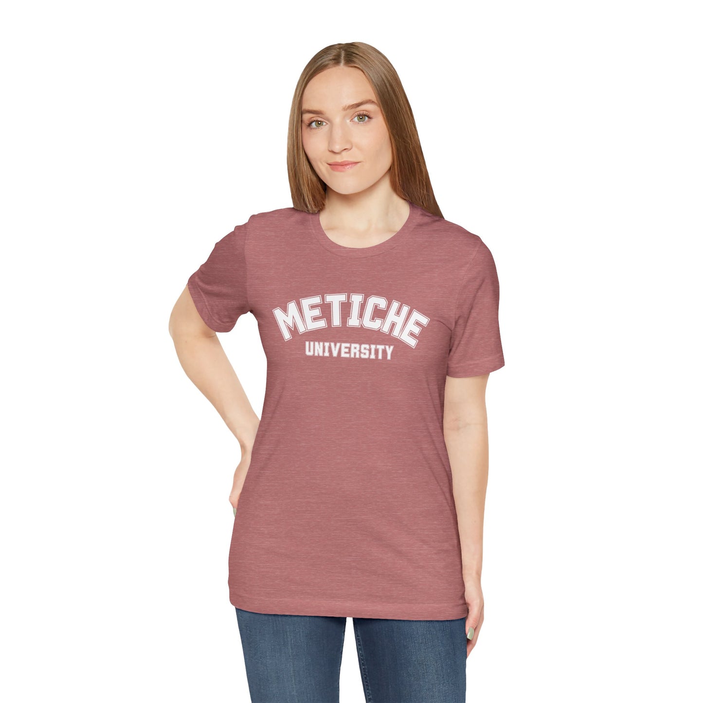 Metiche University Shirt | Funny Latina Graphic Tee