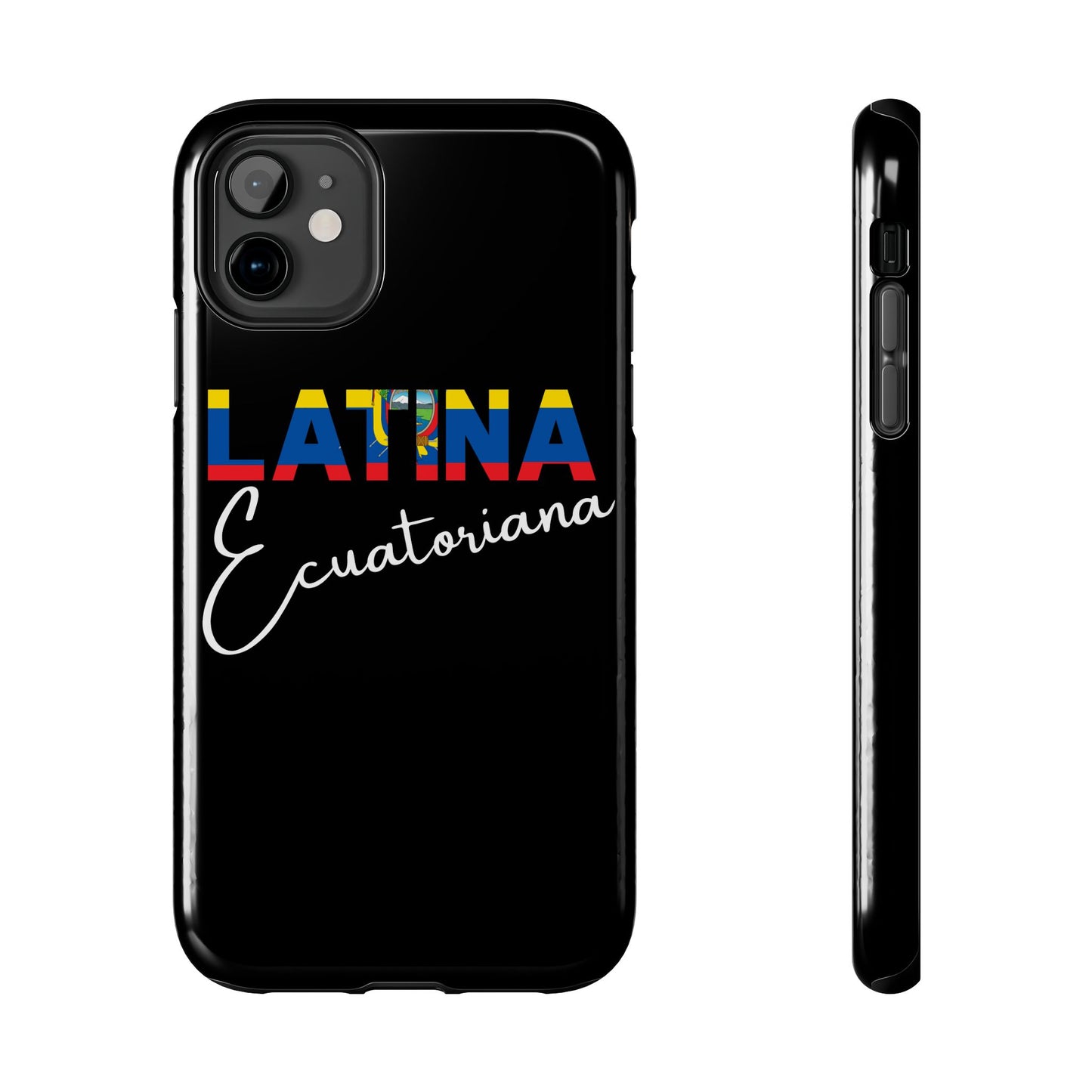Latina Ecuatoriana Tough iPhone Case | Ecuador Latina Pride Protective Cover