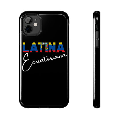 Latina Ecuatoriana Tough iPhone Case | Ecuador Latina Pride Protective Cover