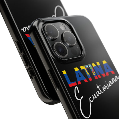 Latina Ecuatoriana Tough iPhone Case | Ecuador Latina Pride Protective Cover