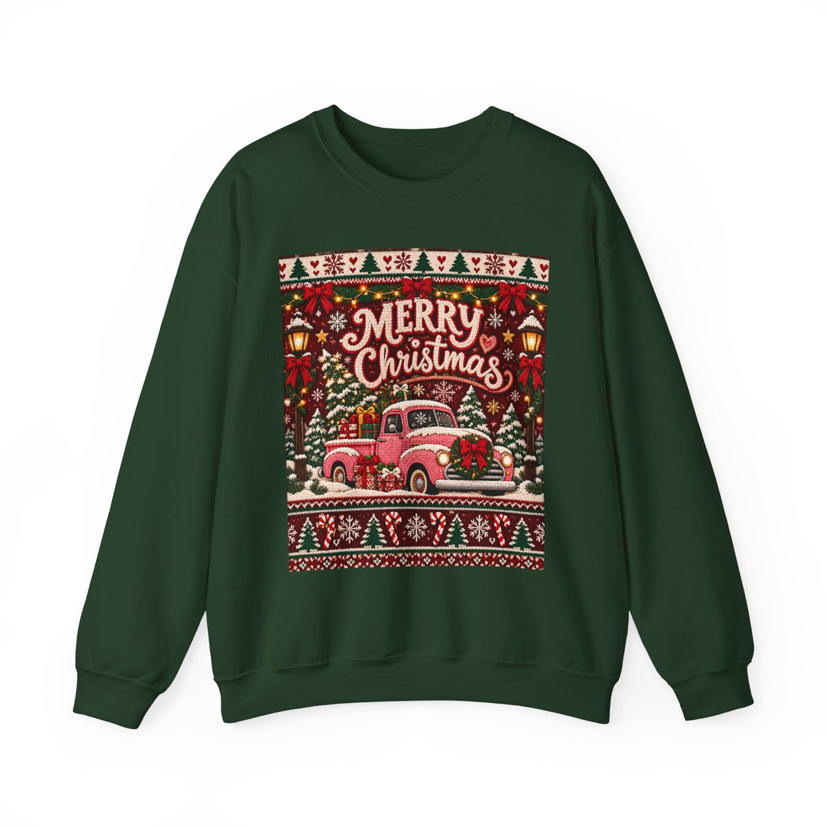 Merry Christmas Vintage Christmas Truck Sweatshirt