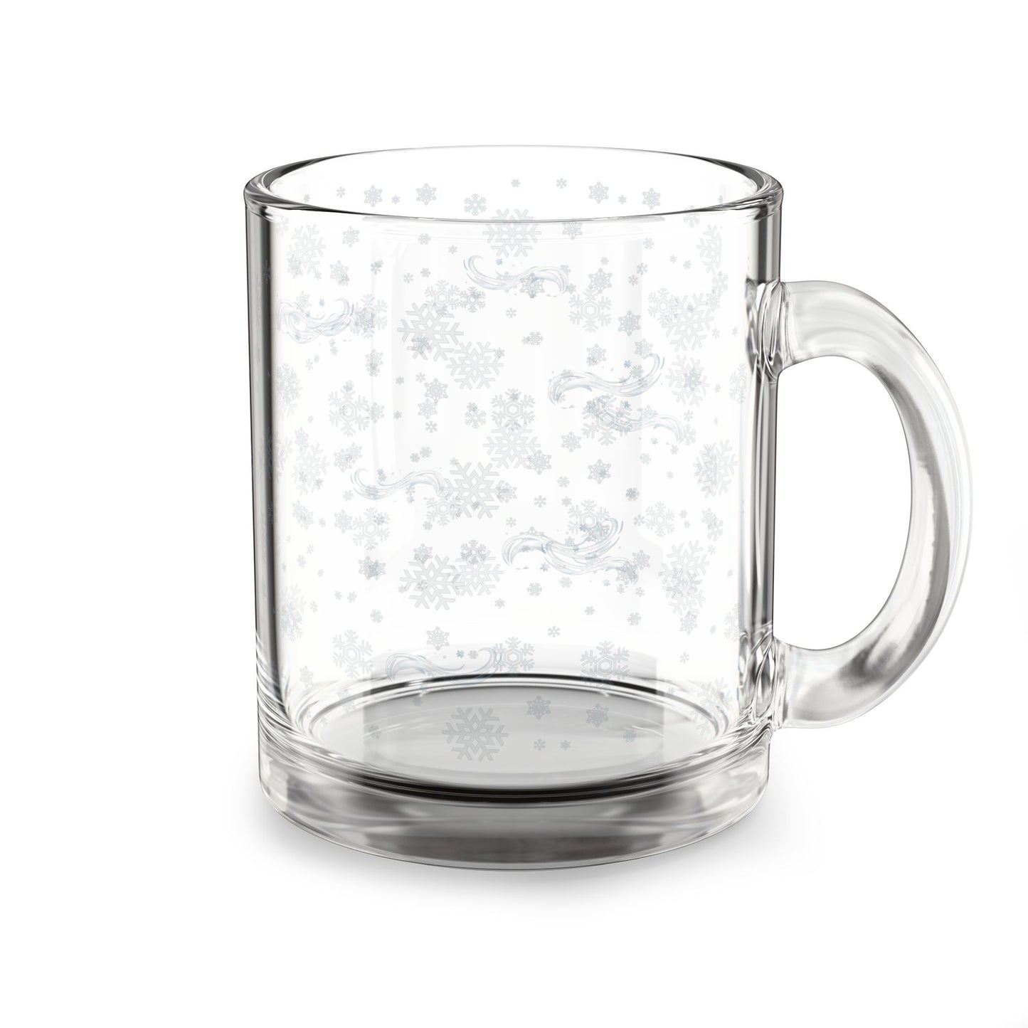 Winter Wonderland Glass Mug - Cozy Holiday Drinkware, Perfect for Hot Cocoa, Gifts for Christmas, Tea Lovers, Personal Use