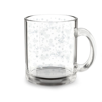 Winter Wonderland Glass Mug - Cozy Holiday Drinkware, Perfect for Hot Cocoa, Gifts for Christmas, Tea Lovers, Personal Use