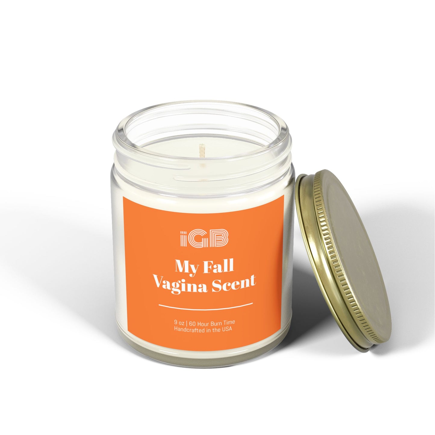 Fall Scented Candle - My Fall Vagina Scent, Cozy Home Decor, Gift for Her, Aromatherapy, Seasonal Candle