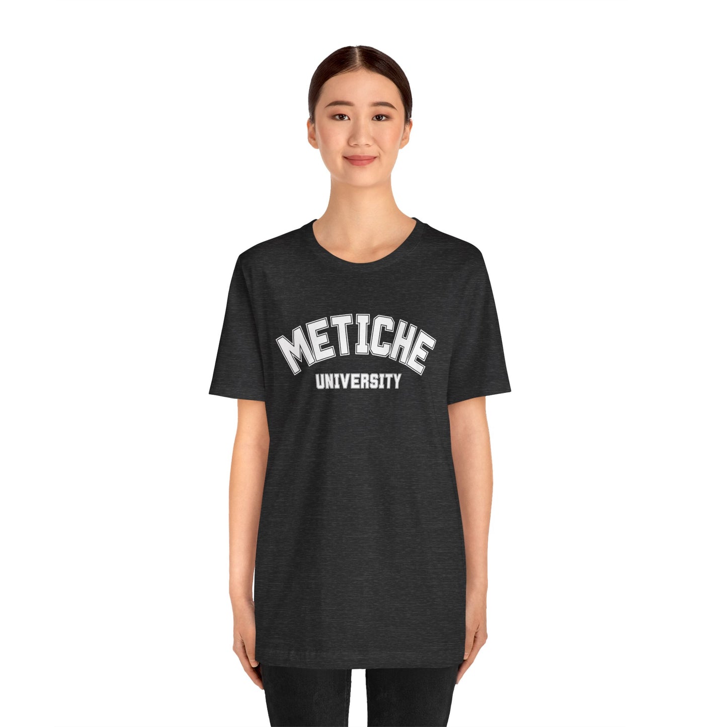 Metiche University Shirt | Funny Latina Graphic Tee