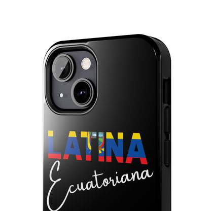 Latina Ecuatoriana Tough iPhone Case | Ecuador Latina Pride Protective Cover