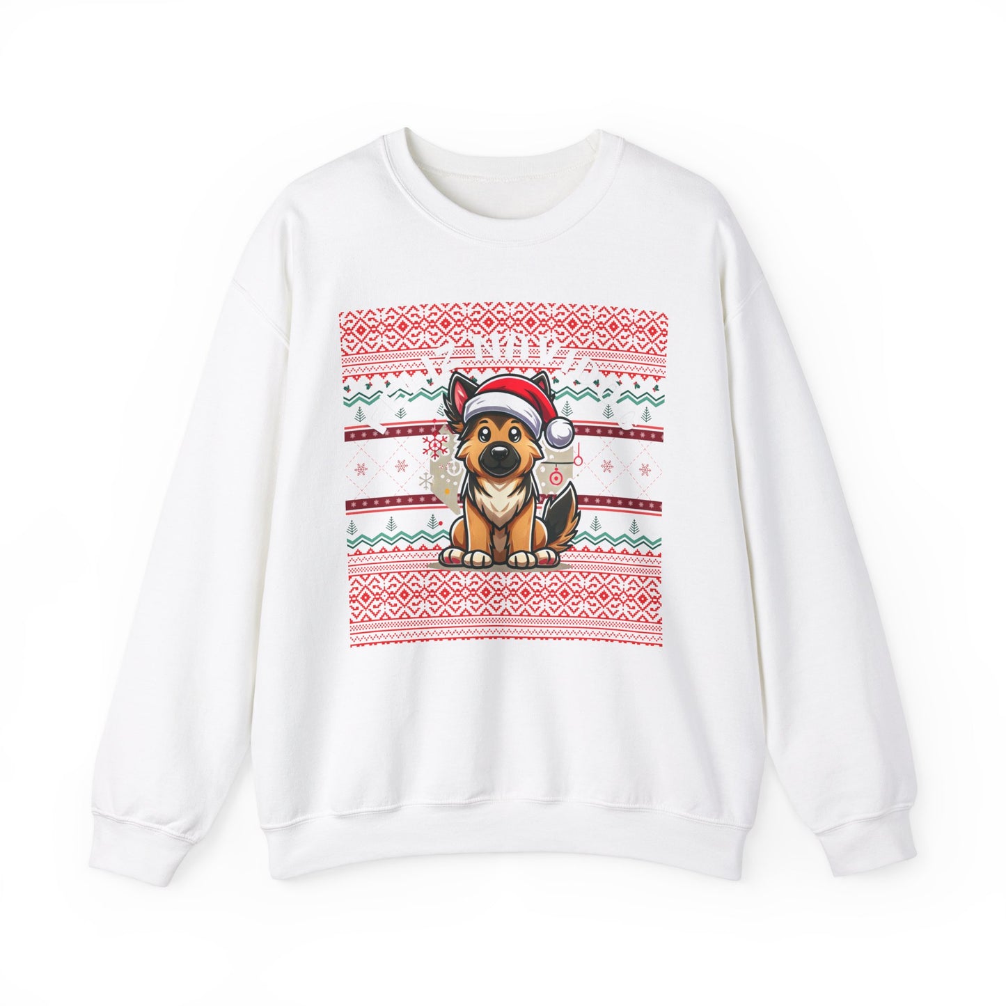 Copy of Feliz Navidog Ugly Christmas Sweater- German Shepherd