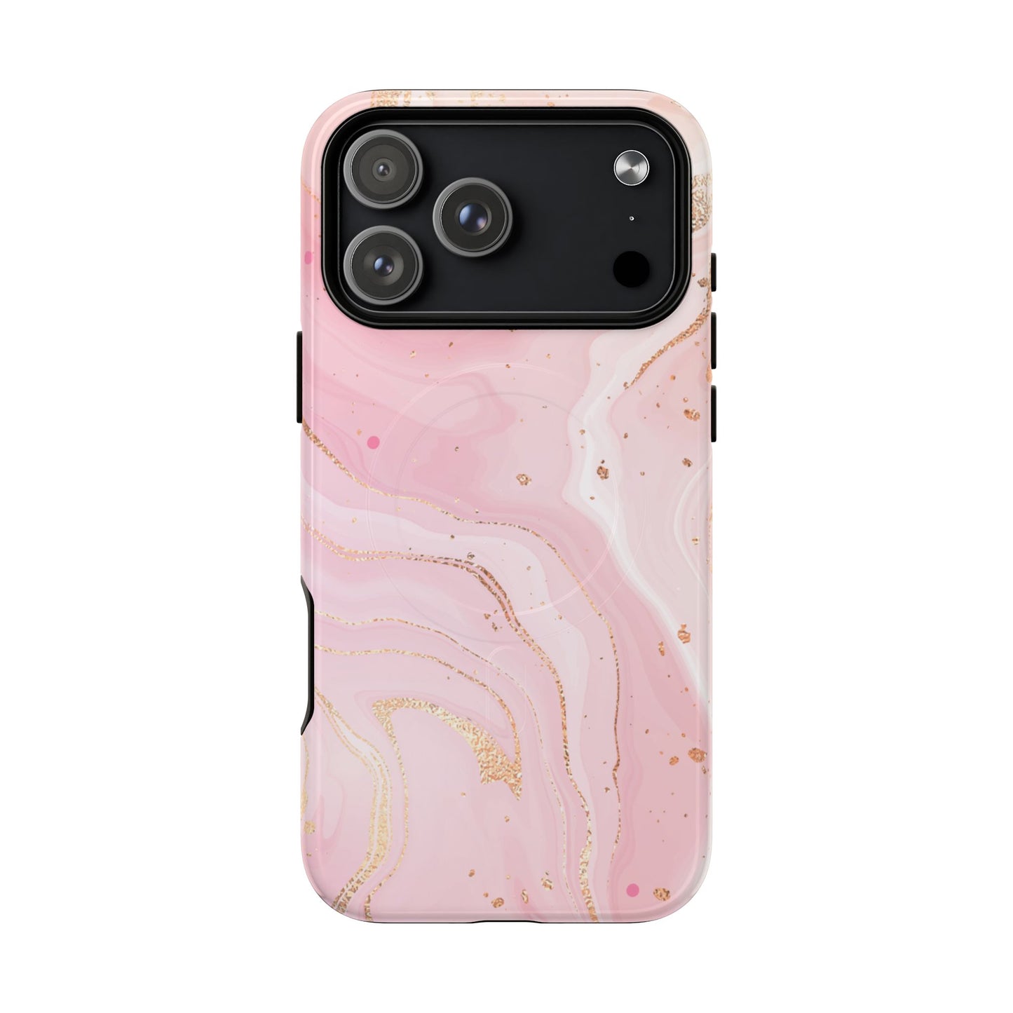 Rosé Luxe Marble MagSafe Phone Case