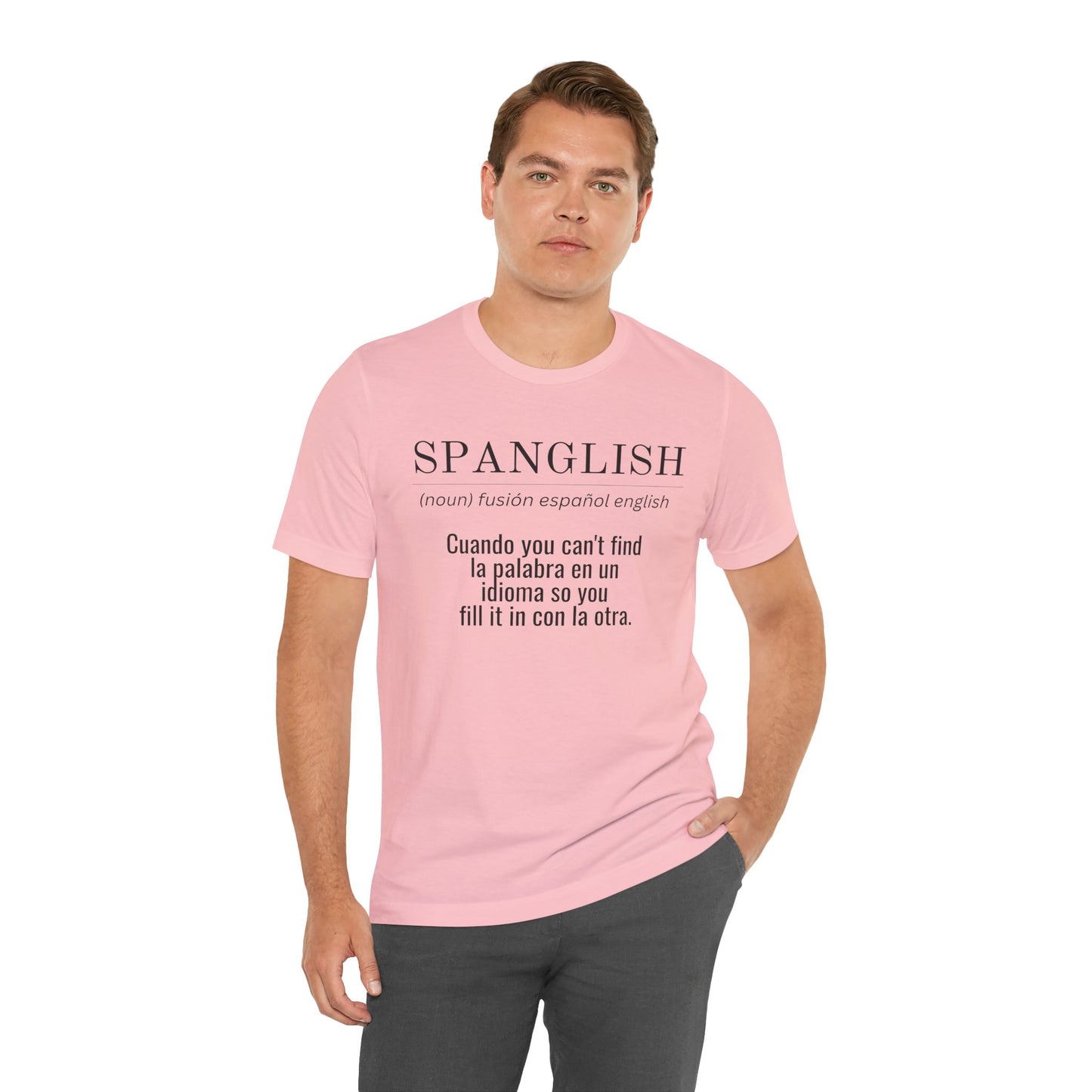 Spanglish Definition Shirt | Bilingual Pride Graphic Tee