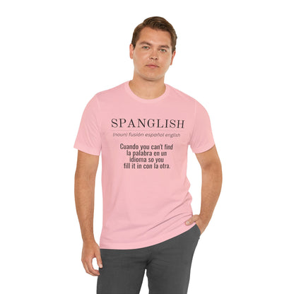 Spanglish Definition Shirt | Bilingual Pride Graphic Tee