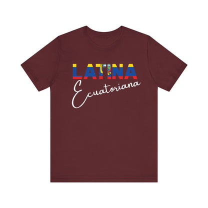 Latina Ecuatoriana Shirt | Ecuador Latina Pride Graphic Tee for Women