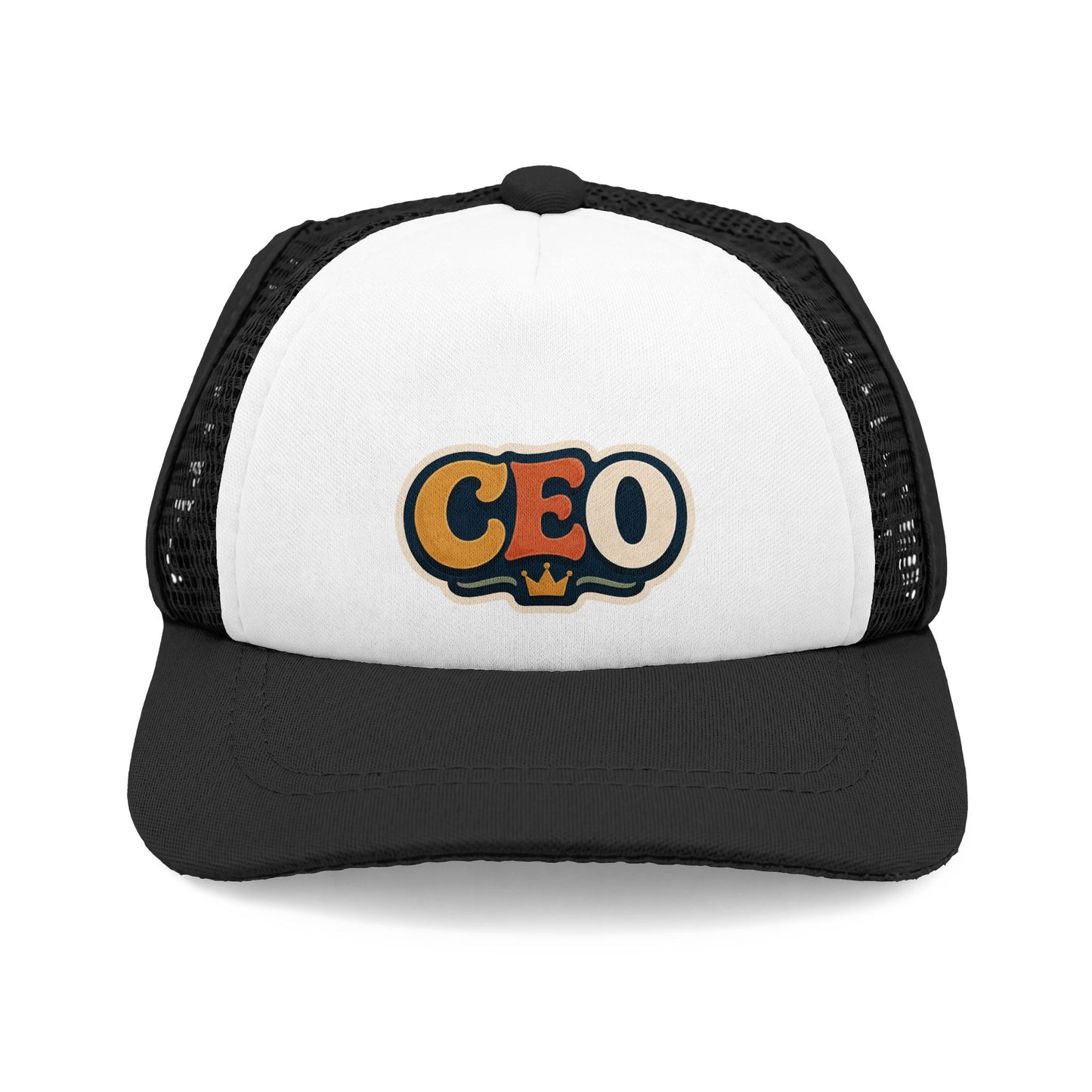 CEO Dog Trucker Hat – Retro Foam Patch Mesh Cap for Dog Lovers