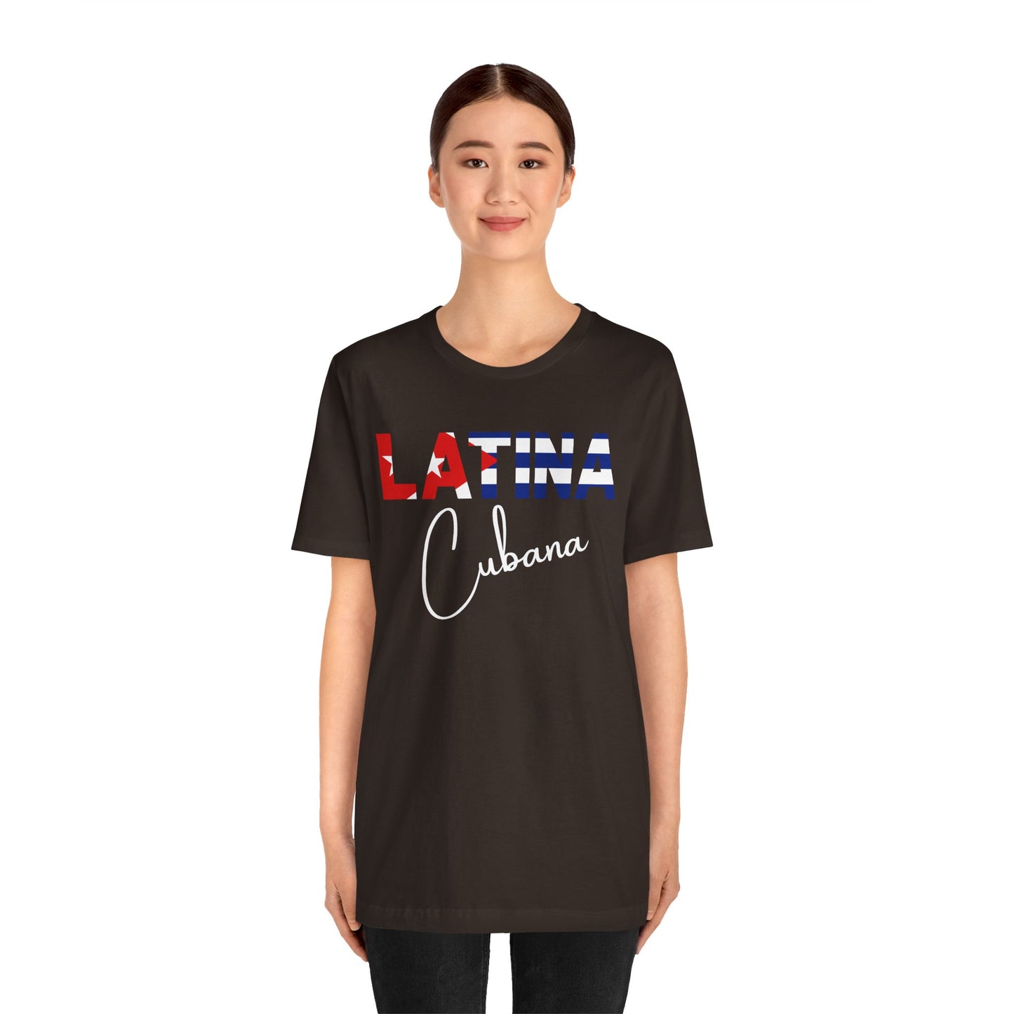 Latina Cubana Shirt | Cuba Latina Pride Graphic Tee for Women