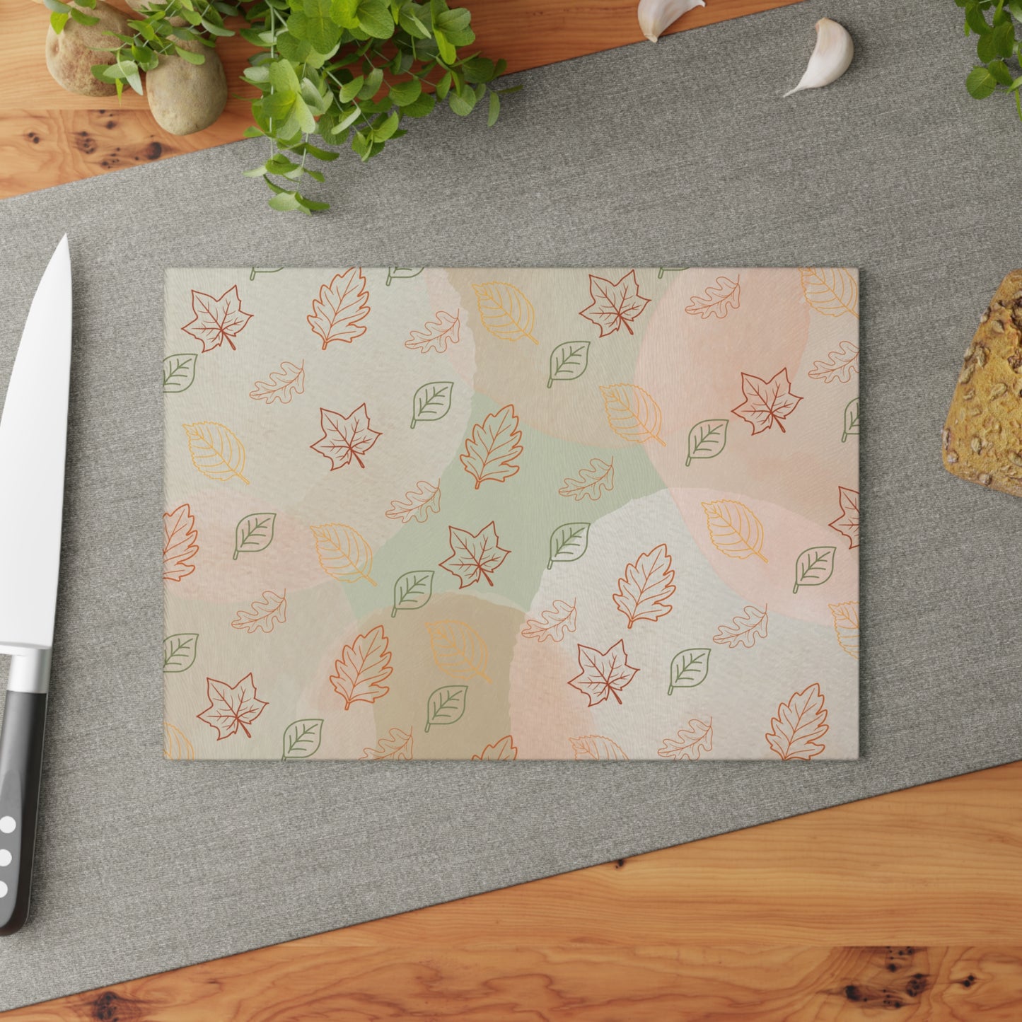 Autumn Leaves Glass Cutting Board | Fall Kitchen Decor, Gift for Home Chefs, Thanksgiving Hosting, Seasonal Cookware, Unique [...]
