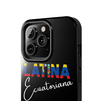 Latina Ecuatoriana Tough iPhone Case | Ecuador Latina Pride Protective Cover