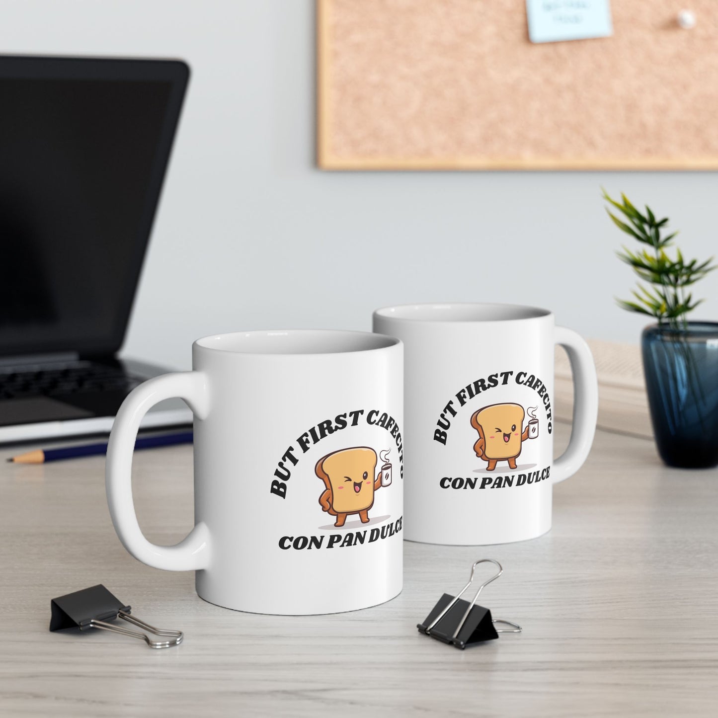 But First Cafecito Ceramic Mug 11oz | Latina Coffee Lover Cup