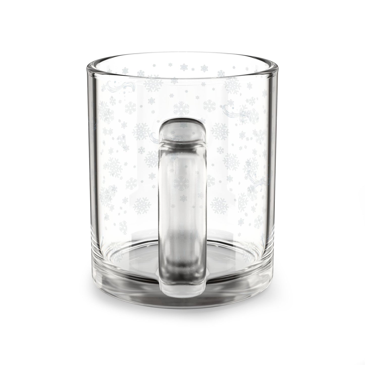 Winter Wonderland Glass Mug - Cozy Holiday Drinkware, Perfect for Hot Cocoa, Gifts for Christmas, Tea Lovers, Personal Use