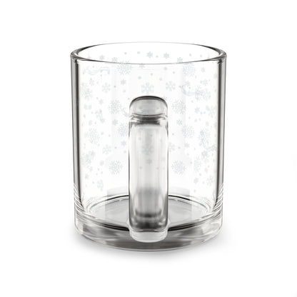 Winter Wonderland Glass Mug - Cozy Holiday Drinkware, Perfect for Hot Cocoa, Gifts for Christmas, Tea Lovers, Personal Use