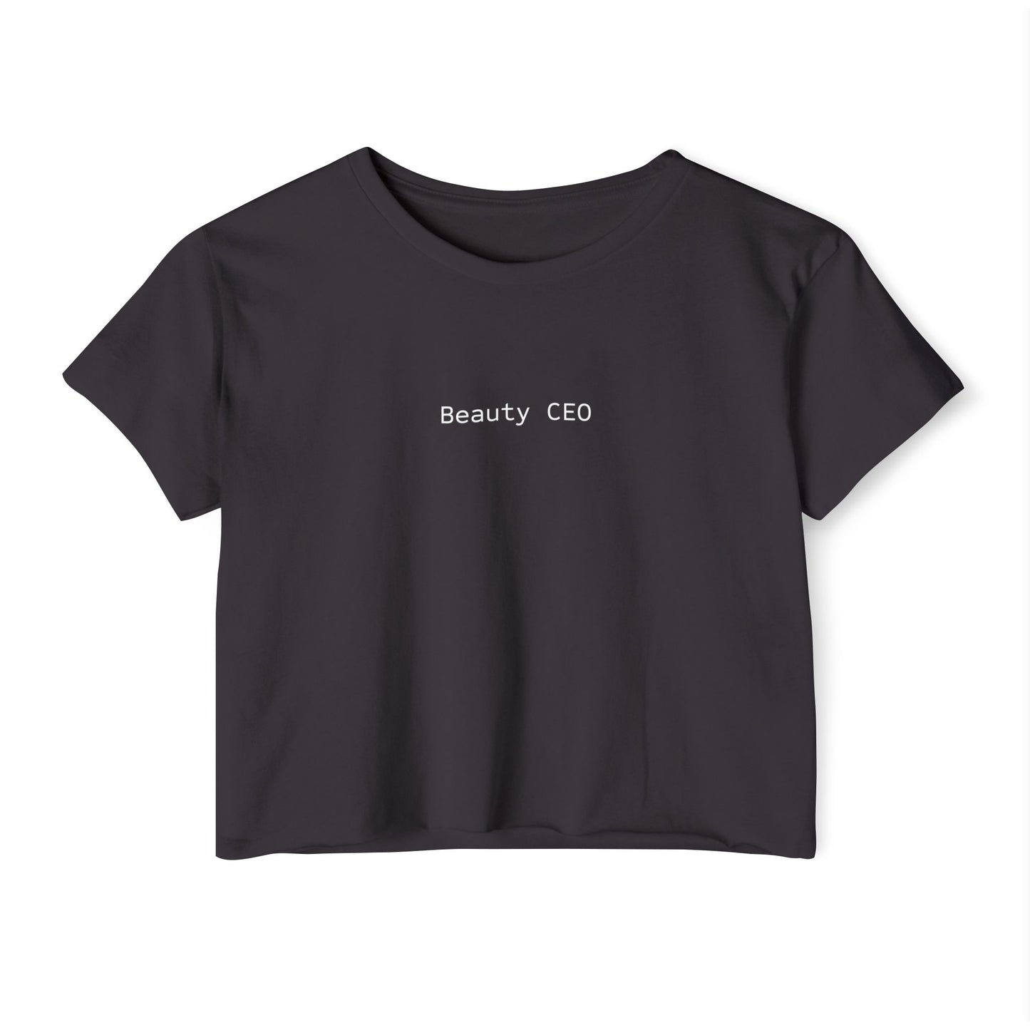 Beauty CEO™ Cropped Tee | Esthetician Boss Girl Festival Top