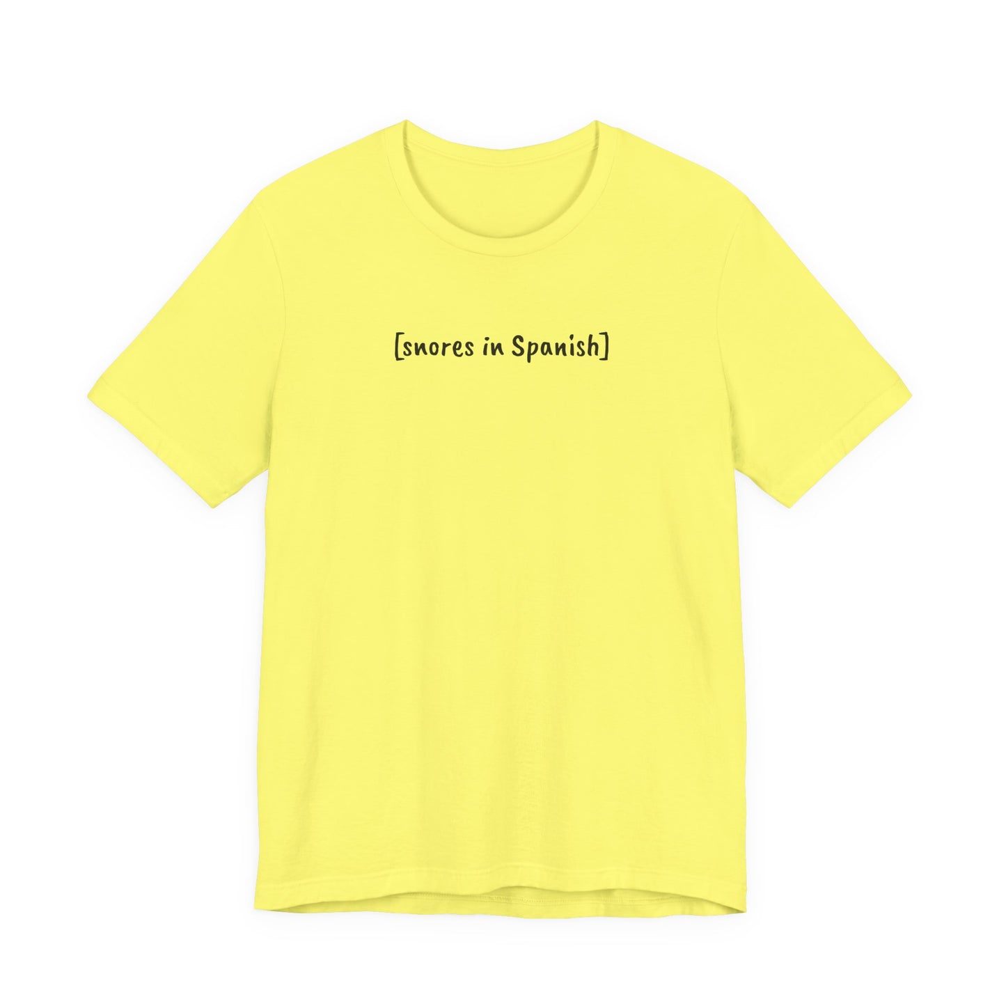 [snores in Spanish], Shirt