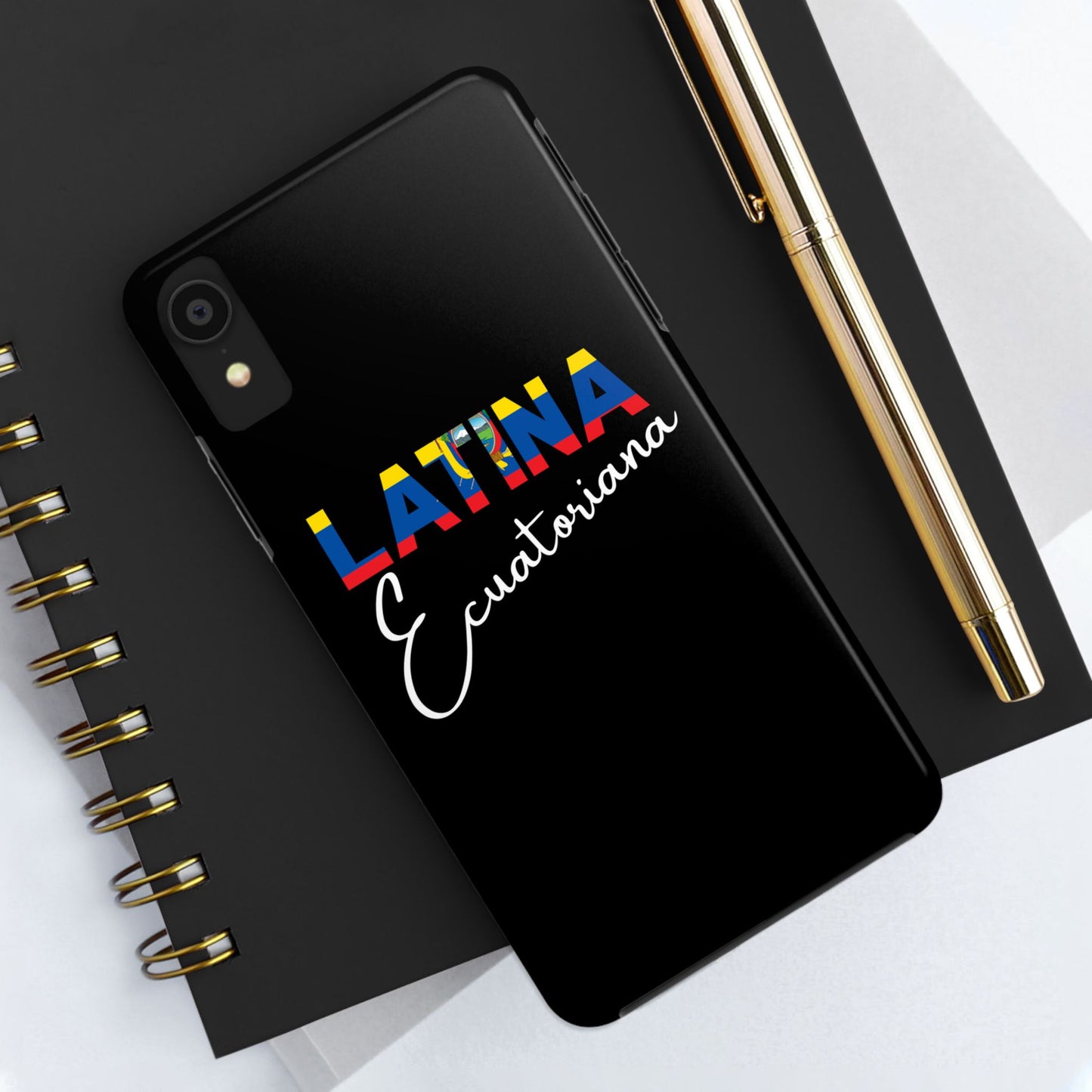 Latina Ecuatoriana Tough iPhone Case | Ecuador Latina Pride Protective Cover