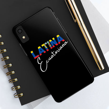 Latina Ecuatoriana Tough iPhone Case | Ecuador Latina Pride Protective Cover