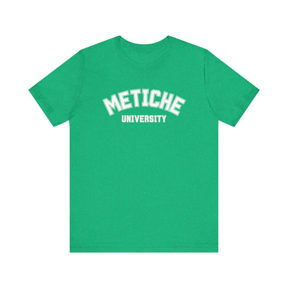 Metiche University Shirt | Funny Latina Graphic Tee
