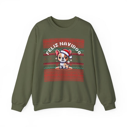 Feliz Navidog Ugly Christmas Sweater- French Bulldog