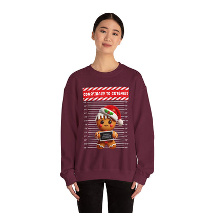 Gingerbread Mugshot Ugly Christmas Sweater