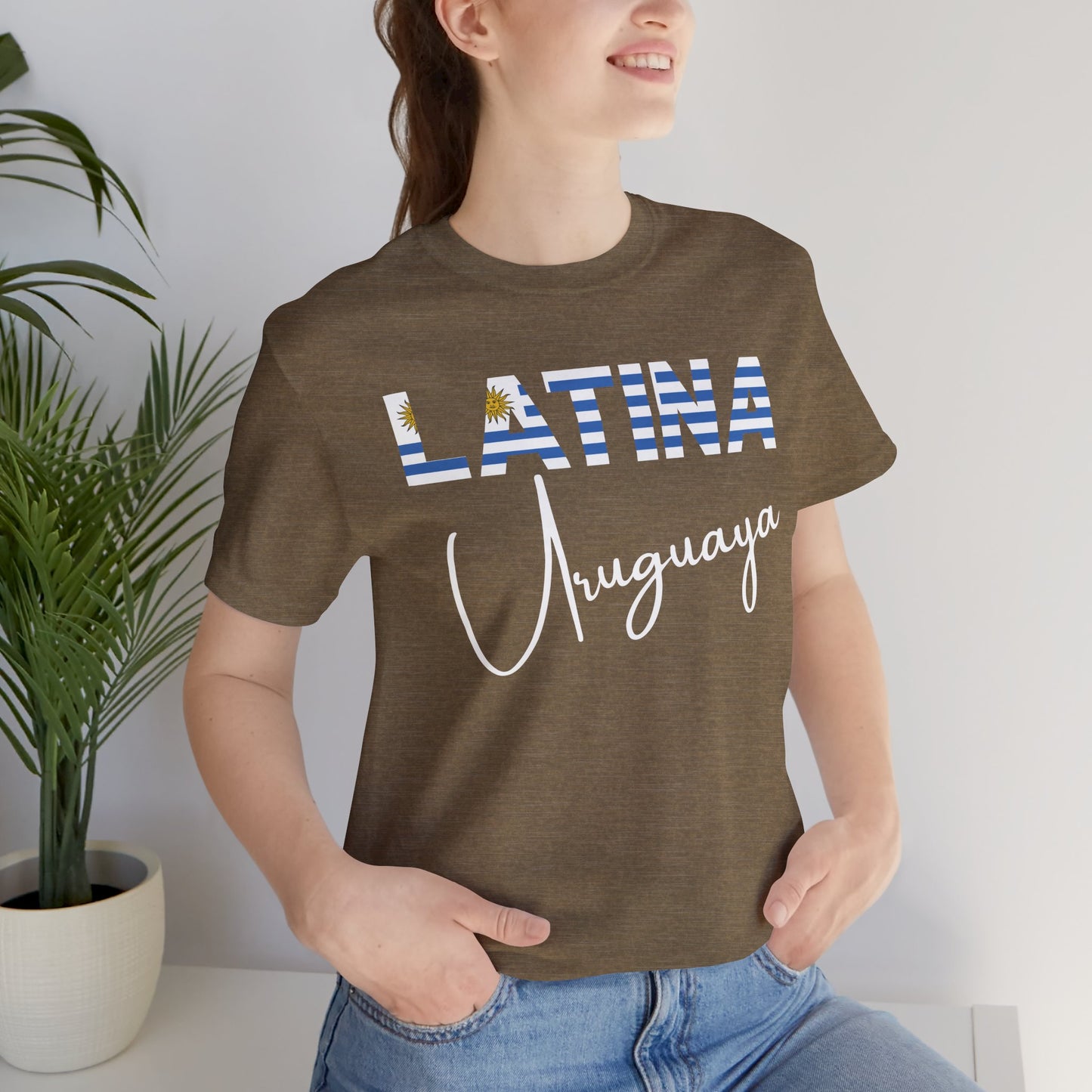 Latina Uruguaya, Shirt – Uruguay Latina Pride Graphic Tee for Women