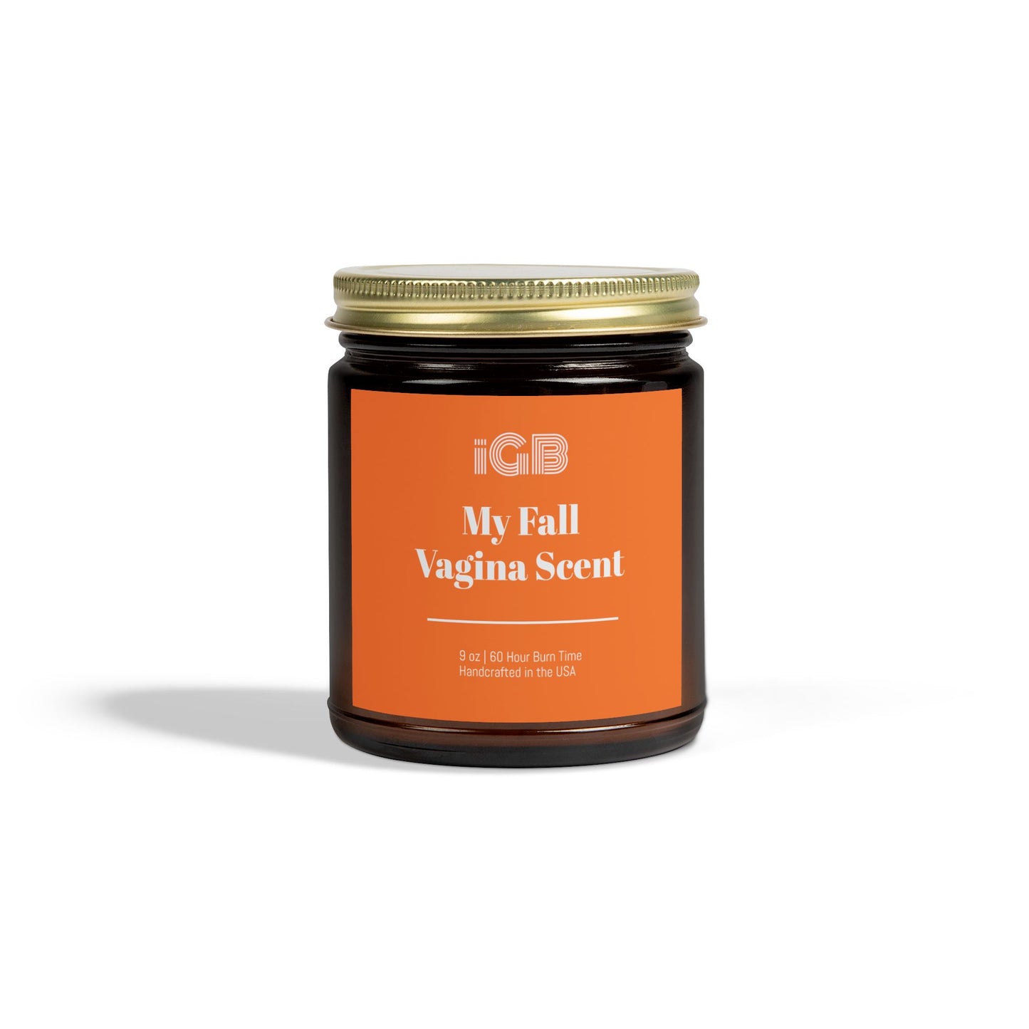 Fall Scented Candle - My Fall Vagina Scent, Cozy Home Decor, Gift for Her, Aromatherapy, Seasonal Candle