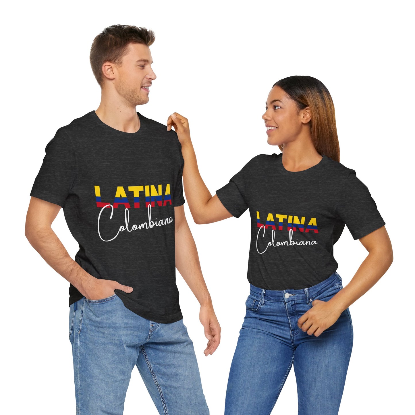 Latina Colombiana, Shirt - Colombian Latina Pride Graphic Tee for Women