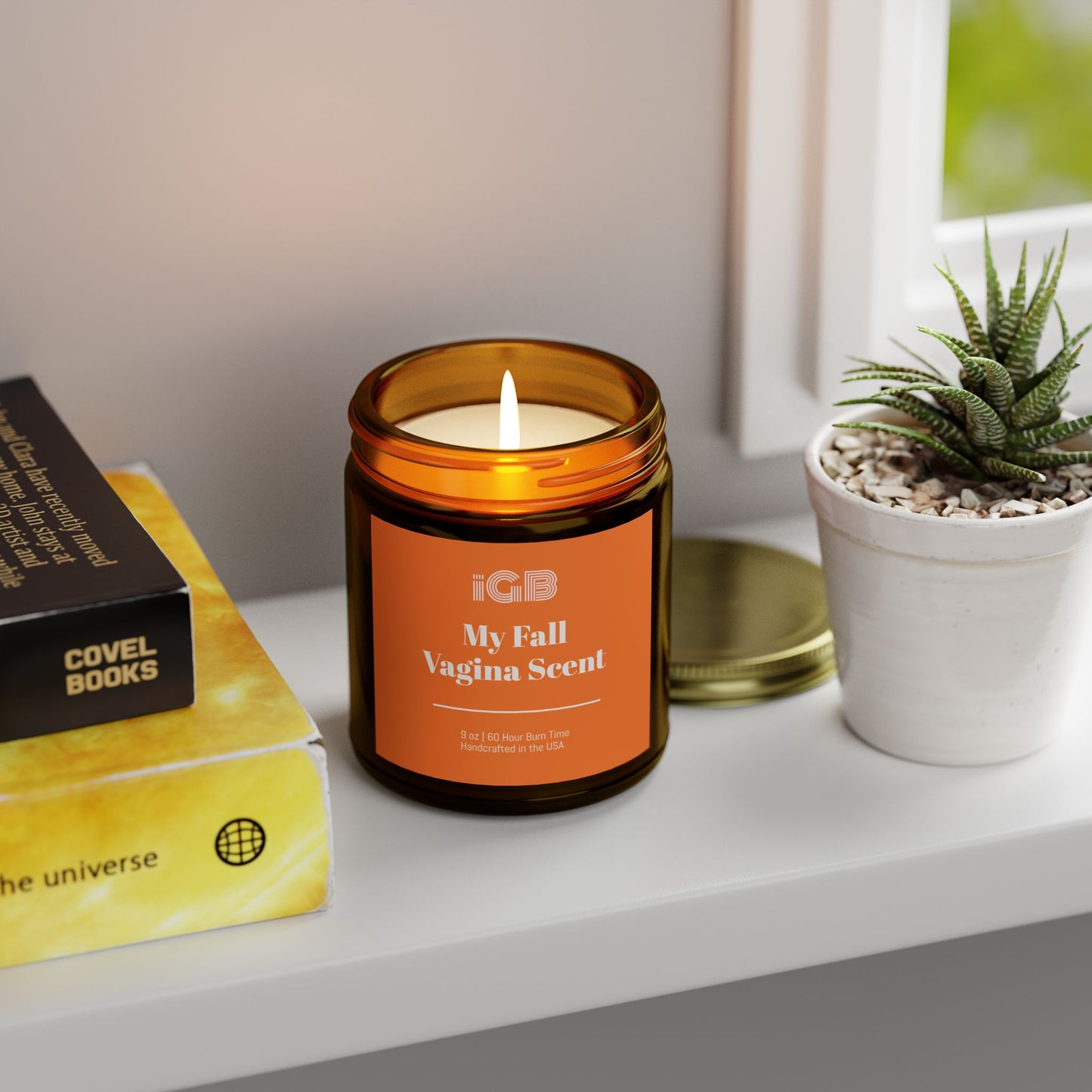 Fall Scented Candle - My Fall Vagina Scent, Cozy Home Decor, Gift for Her, Aromatherapy, Seasonal Candle