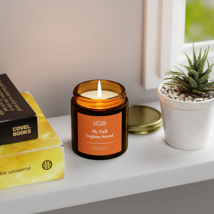 Fall Scented Candle - My Fall Vagina Scent, Cozy Home Decor, Gift for Her, Aromatherapy, Seasonal Candle