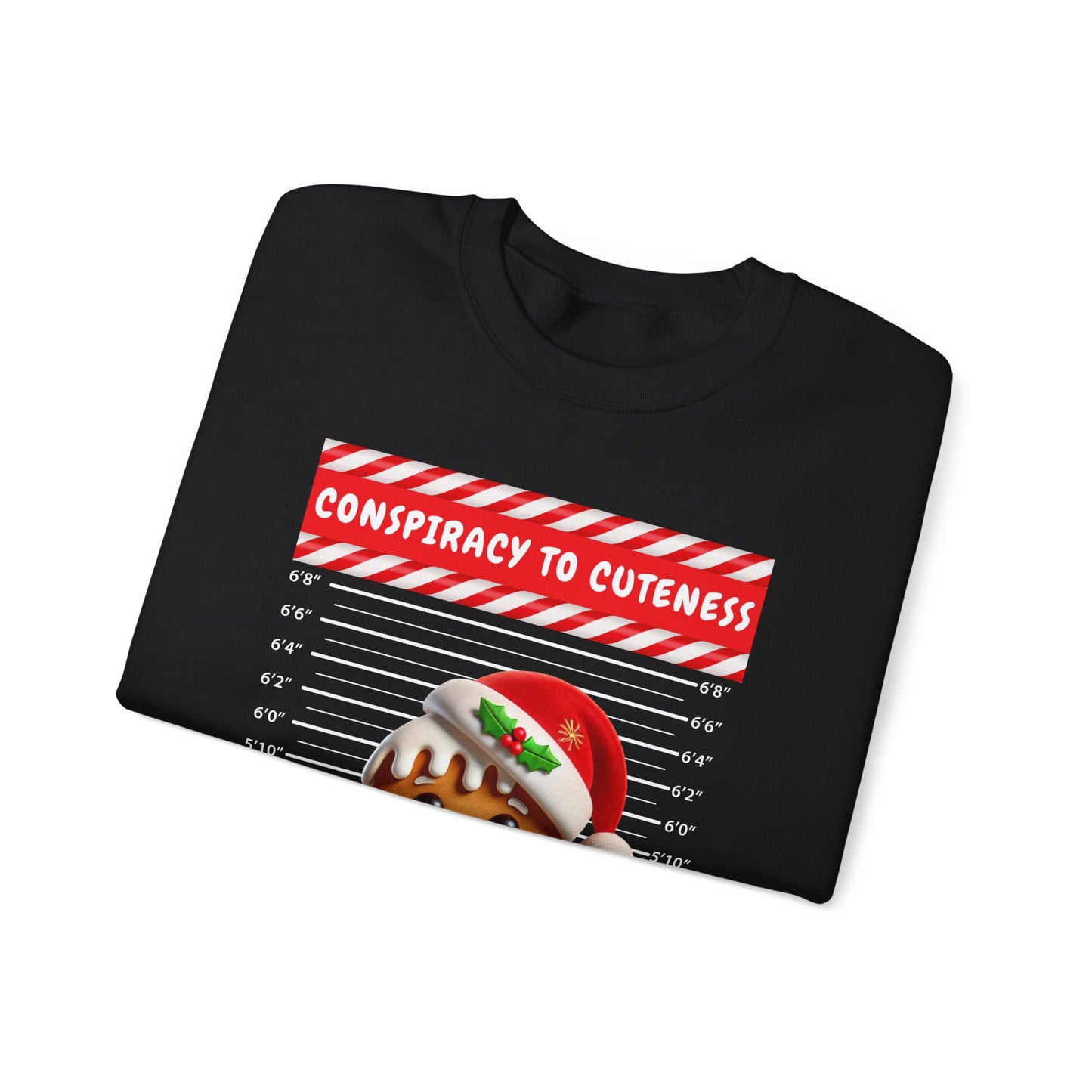 Gingerbread Mugshot Ugly Christmas Sweater