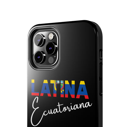 Latina Ecuatoriana Tough iPhone Case | Ecuador Latina Pride Protective Cover