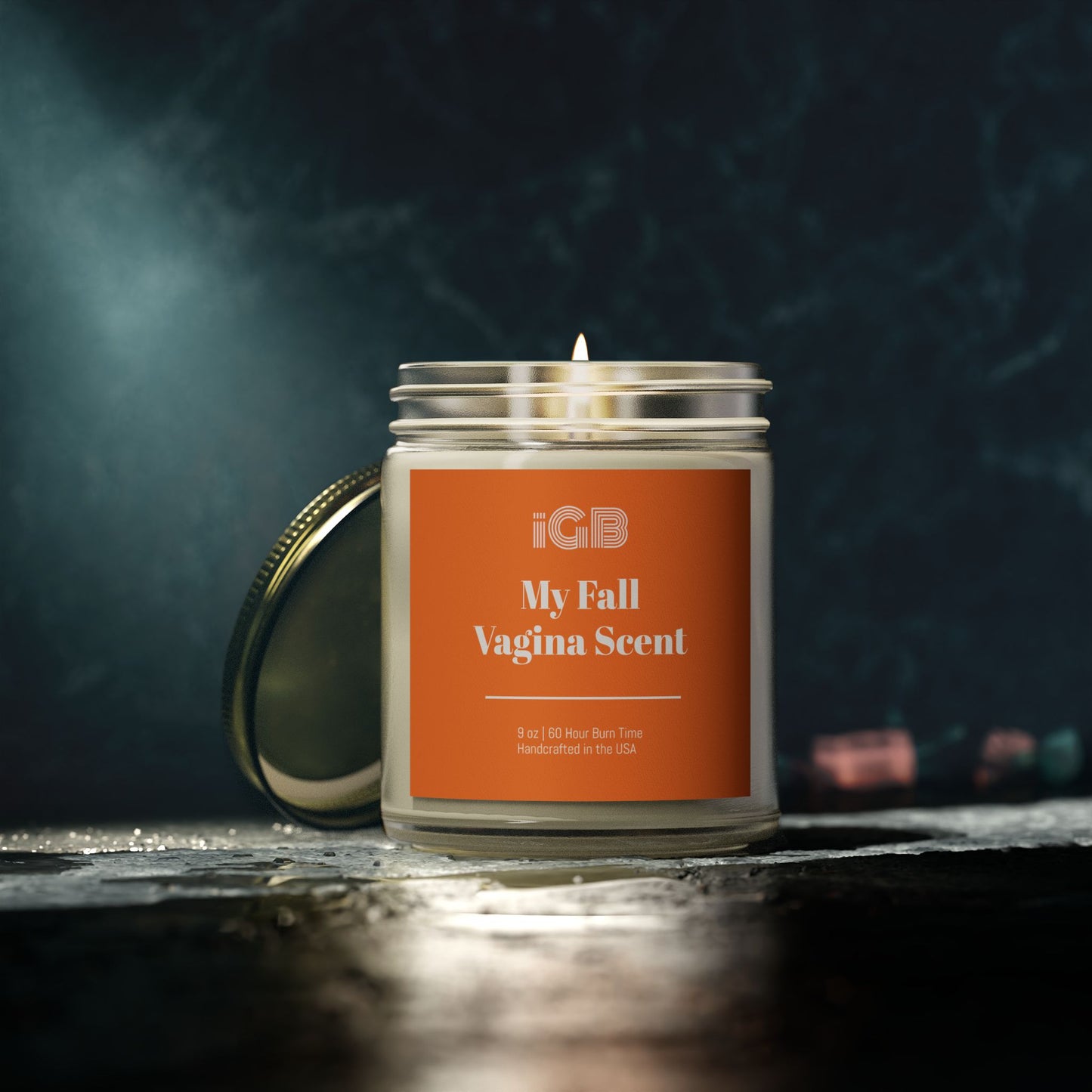 Fall Scented Candle - My Fall Vagina Scent, Cozy Home Decor, Gift for Her, Aromatherapy, Seasonal Candle