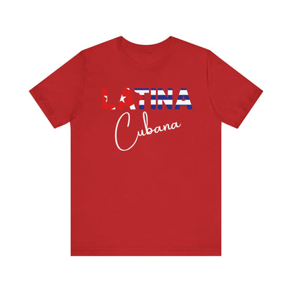 Latina Cubana Shirt | Cuba Latina Pride Graphic Tee for Women