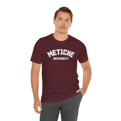 Metiche University Shirt | Funny Latina Graphic Tee