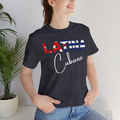 Latina Cubana Shirt | Cuba Latina Pride Graphic Tee for Women