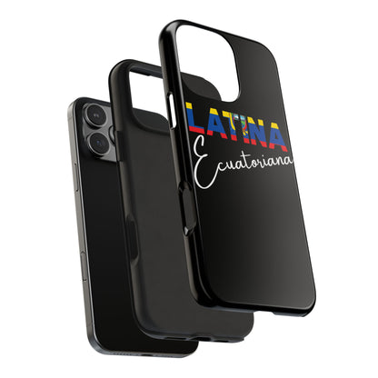 Latina Ecuatoriana Tough iPhone Case | Ecuador Latina Pride Protective Cover