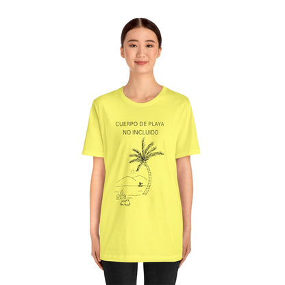 Cuerpo De Playa No Incluido, shirt