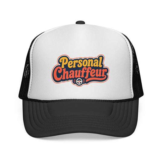 Personal Chauffeur Trucker Cap – Retro Driving Hat for Drivers & Rideshare Enthusiasts
