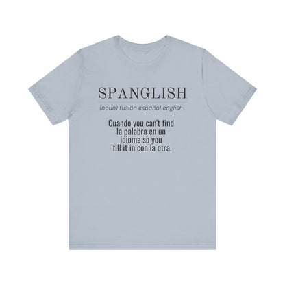 Spanglish Definition Shirt | Bilingual Pride Graphic Tee
