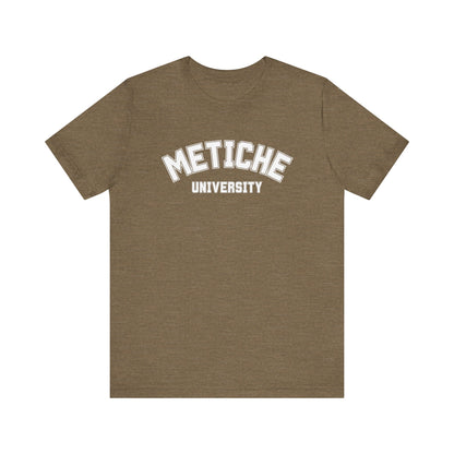 Metiche University Shirt | Funny Latina Graphic Tee
