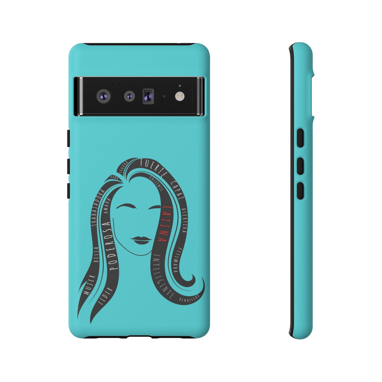 Blue Fuerza Latina Tough Phone Case | Latina Empowerment Protective Cover