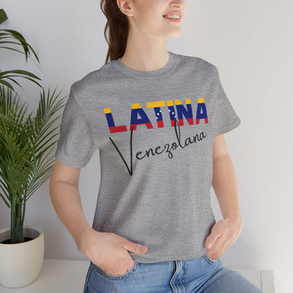 Latina Venezolana, Shirt – Venezuela Latina Pride Graphic Tee for Women