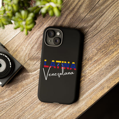 Latina Venezolana Tough Phone Case | Latina Venezolana iPhone Case | Venezuela Latina Pride Protective Cover