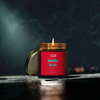 Netflix & Lit, Candle (4oz, 9oz)